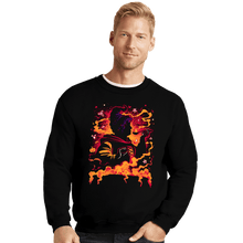 Load image into Gallery viewer, Daily_Deal_Shirts Crewneck Sweater, Unisex / Small / Black Devouring Witch