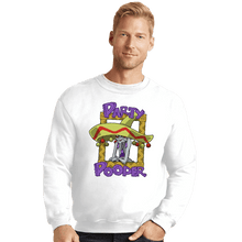 Load image into Gallery viewer, Shirts Crewneck Sweater, Unisex / Small / White Party Pooper