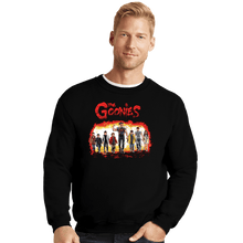 Load image into Gallery viewer, Secret_Shirts Crewneck Sweater, Unisex / Small / Black Goonies Warriors