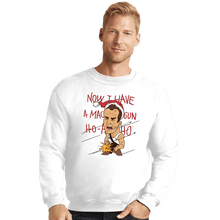 Load image into Gallery viewer, Shirts Crewneck Sweater, Unisex / Small / White Christmas Hard