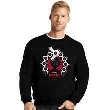 Load image into Gallery viewer, Shirts Crewneck Sweater, Unisex / Small / Black Sin of Wrath Dagon