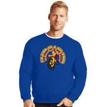 Load image into Gallery viewer, Shirts Crewneck Sweater, Unisex / Small / Royal Blue I'm Kind Of A Big Wheel