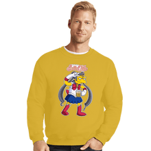 Load image into Gallery viewer, Secret_Shirts Crewneck Sweater, Unisex / Small / Gold SailorMoe