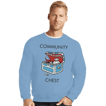 Load image into Gallery viewer, Shirts Crewneck Sweater, Unisex / Small / Powder Blue Mimicopoly