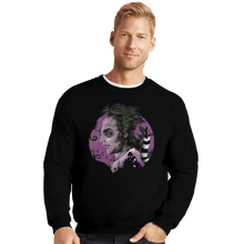 Load image into Gallery viewer, Shirts Crewneck Sweater, Unisex / Small / Black Devious Ghost