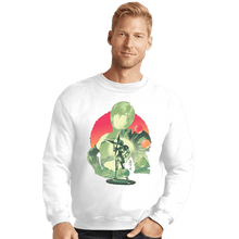 Load image into Gallery viewer, Daily_Deal_Shirts Crewneck Sweater, Unisex / Small / White Ninja Materia Hunter