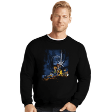 Load image into Gallery viewer, Shirts Crewneck Sweater, Unisex / Small / Black Digi Wars