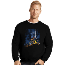 Load image into Gallery viewer, Shirts Crewneck Sweater, Unisex / Small / Black Digi Wars
