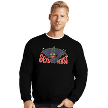 Load image into Gallery viewer, Shirts Crewneck Sweater, Unisex / Small / Black Sexy Beast