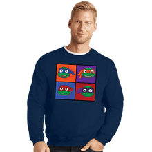 Load image into Gallery viewer, Daily_Deal_Shirts Crewneck Sweater, Unisex / Small / Navy Mayhem Of The Mutants