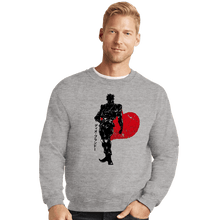 Load image into Gallery viewer, Shirts Crewneck Sweater, Unisex / Small / Sports Grey Crimson Dio