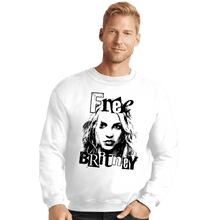 Load image into Gallery viewer, Secret_Shirts Crewneck Sweater, Unisex / Small / White Free Britney White