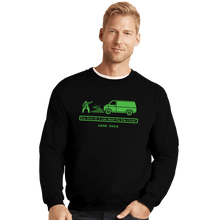 Load image into Gallery viewer, Daily_Deal_Shirts Crewneck Sweater, Unisex / Small / Black Motivational Trail