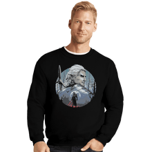 Load image into Gallery viewer, Shirts Crewneck Sweater, Unisex / Small / Black The Monster Hunter