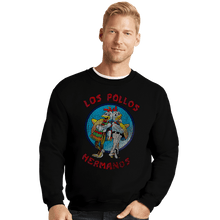 Load image into Gallery viewer, Shirts Crewneck Sweater, Unisex / Small / Black Los Pollos Hermanos