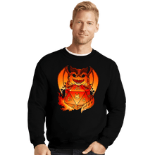Load image into Gallery viewer, Daily_Deal_Shirts Crewneck Sweater, Unisex / Small / Black Themberchaud Dice
