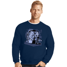Load image into Gallery viewer, Shirts Crewneck Sweater, Unisex / Small / Navy Old Acquaintances