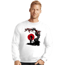 Load image into Gallery viewer, Shirts Crewneck Sweater, Unisex / Small / White Saiyan Under The Sun
