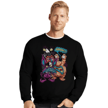Load image into Gallery viewer, Shirts Crewneck Sweater, Unisex / Small / Black Real Monsters
