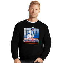 Load image into Gallery viewer, Daily_Deal_Shirts Crewneck Sweater, Unisex / Small / Black Hee-Hee-Man