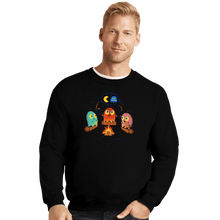 Load image into Gallery viewer, Secret_Shirts Crewneck Sweater, Unisex / Small / Black Spooky Ghost Stories