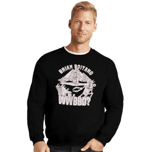 Shirts Crewneck Sweater, Unisex / Small / Black What Would Brian Boitano Do?