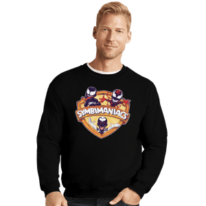 Shirts Crewneck Sweater, Unisex / Small / Black Symbimaniacs
