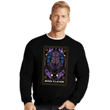 Load image into Gallery viewer, Shirts Crewneck Sweater, Unisex / Small / Black Mind Flayer Tarot