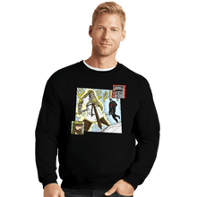 Load image into Gallery viewer, Secret_Shirts Crewneck Sweater, Unisex / Small / Black Bizarre Fight