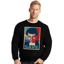 Load image into Gallery viewer, Shirts Crewneck Sweater, Unisex / Small / Black Save Ferris