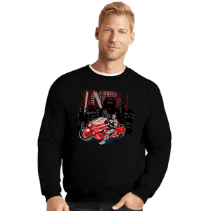 Daily_Deal_Shirts Crewneck Sweater, Unisex / Small / Black Robokira