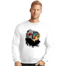 Load image into Gallery viewer, Secret_Shirts Crewneck Sweater, Unisex / Small / White The Robot Touch
