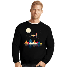 Load image into Gallery viewer, Shirts Crewneck Sweater, Unisex / Small / Black The Imperial Fighter