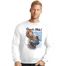 Load image into Gallery viewer, Shirts Crewneck Sweater, Unisex / Small / White Giant's Milk!