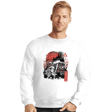 Load image into Gallery viewer, Daily_Deal_Shirts Crewneck Sweater, Unisex / Small / White Sumie To The Past