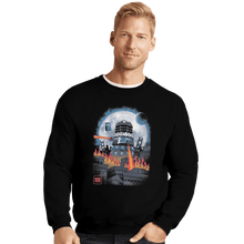 Load image into Gallery viewer, Shirts Crewneck Sweater, Unisex / Small / Black Kaiju Dalek