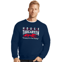 Load image into Gallery viewer, Daily_Deal_Shirts Crewneck Sweater, Unisex / Small / Navy House Targaryen