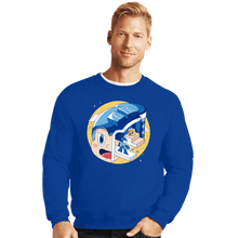 Load image into Gallery viewer, Shirts Crewneck Sweater, Unisex / Small / Royal Blue The Blue Bomber Head