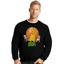 Load image into Gallery viewer, Shirts Crewneck Sweater, Unisex / Small / Black Heckin' Spoopy
