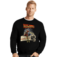 Load image into Gallery viewer, Daily_Deal_Shirts Crewneck Sweater, Unisex / Small / Black Back To The Death Star