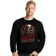 Load image into Gallery viewer, Daily_Deal_Shirts Crewneck Sweater, Unisex / Small / Black Cujo's Dog Food