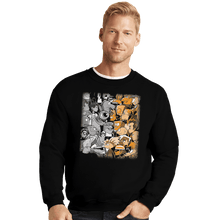 Load image into Gallery viewer, Shirts Crewneck Sweater, Unisex / Small / Black Clash Of Toons