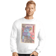 Load image into Gallery viewer, Shirts Crewneck Sweater, Unisex / Small / White Skeletor