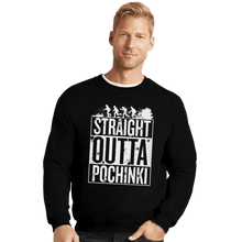 Load image into Gallery viewer, Shirts Crewneck Sweater, Unisex / Small / Black Straight Outta Pochinki