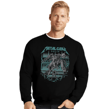 Load image into Gallery viewer, Shirts Crewneck Sweater, Unisex / Small / Black Heavy Metal Gear