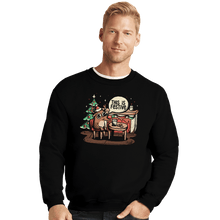 Load image into Gallery viewer, Daily_Deal_Shirts Crewneck Sweater, Unisex / Small / Black This Is Festive