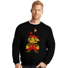 Load image into Gallery viewer, Daily_Deal_Shirts Crewneck Sweater, Unisex / Small / Black Retro Puzzle