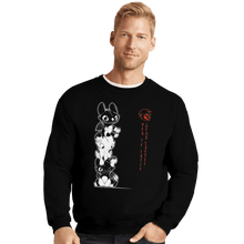 Load image into Gallery viewer, Shirts Crewneck Sweater, Unisex / Small / Black Tiny Furious Tower