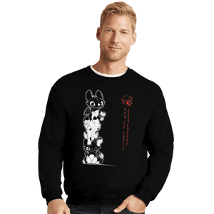 Shirts Crewneck Sweater, Unisex / Small / Black Tiny Furious Tower