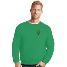Load image into Gallery viewer, Daily_Deal_Shirts Crewneck Sweater, Unisex / Small / Irish Green Click The Link